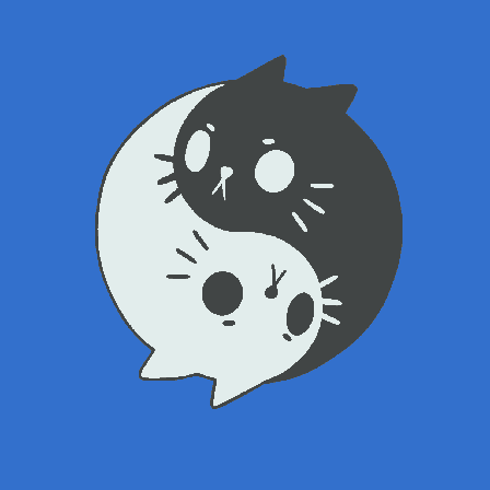 Yin-Yang Cat