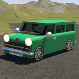 Compact Copper station wagon MK2 (stock cyan)