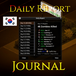 Daily Report Journal (Statistics & XP Gains) KO