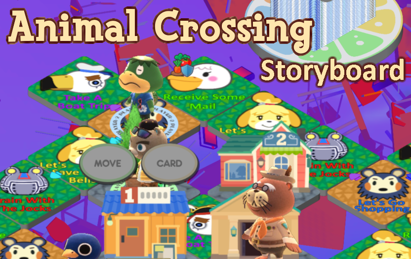 Animal Crossing Story Panels