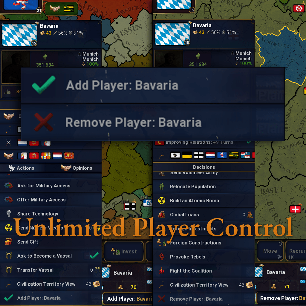 Unlimited Player Control