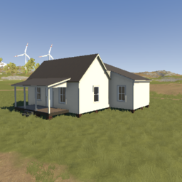 small 1930's house (unfurnished)