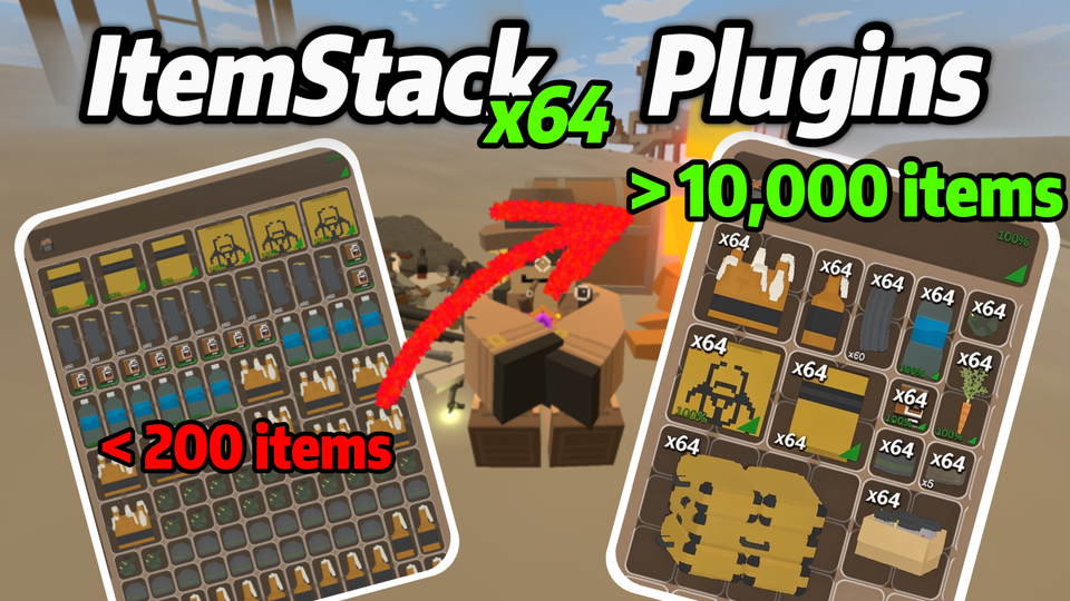 ItemStack64Mod Plugins (singleplayer) - Beta