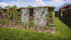 Rock Wall Waterfall (Singular)