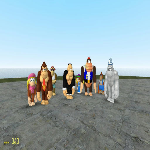 Donkey Kong PlayerModels/NPCs Reupload