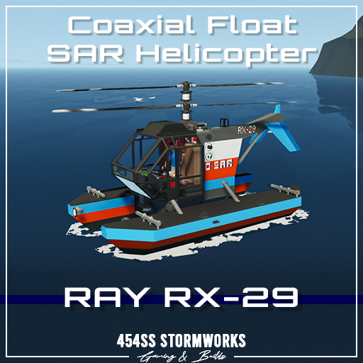 Ray RX-29 O-SAR Coaxial-Rotor Float Helicopter