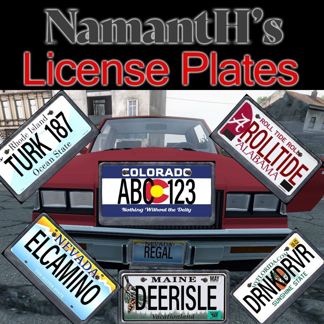NamantHs License Plates