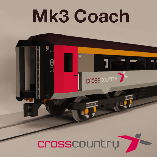 crosscountry Class 43 Mk3 TSO High Speed Train Coach
