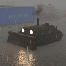 Tractor Mark I "Frog Face" (ghost bulldozer version)