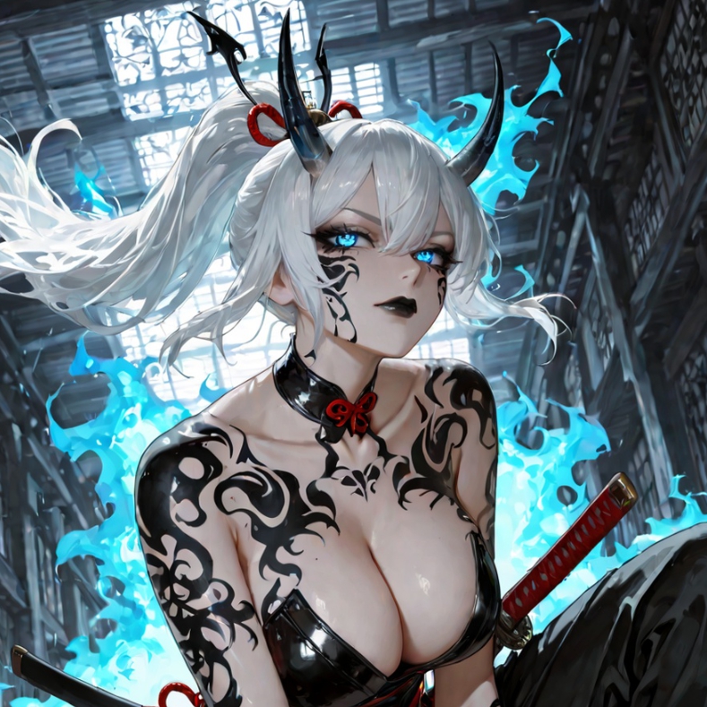 纹身刀娘