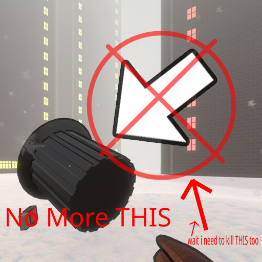 No More Trash Arrow