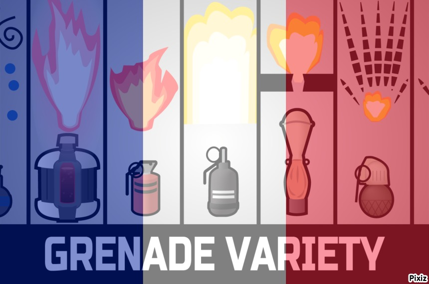 Grenade Variety for Combat Extended [Fr]