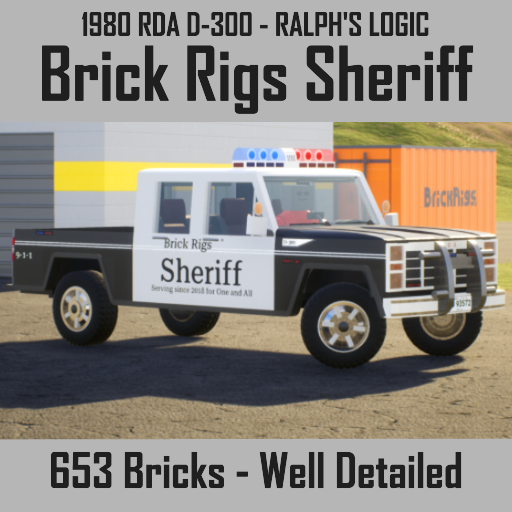 1980 RDA D-300 - Brick Rigs Sheriff