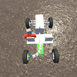 Fully Mechanical With Piston Engine Car