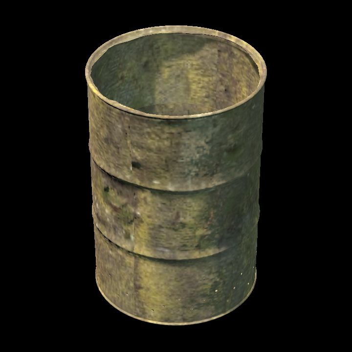 Barrel - mossy lichen 1 open