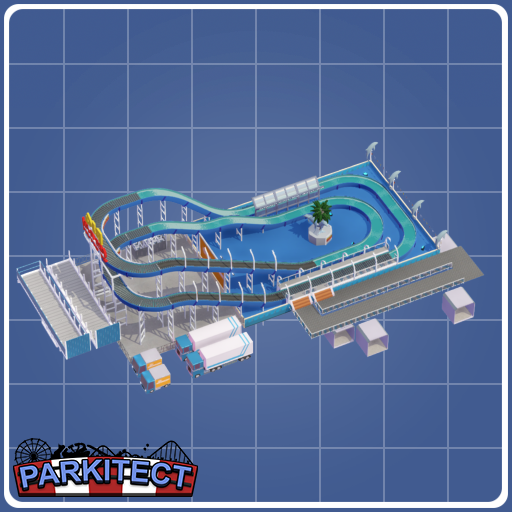 Kirmes Big Splash (Funfair Ride)