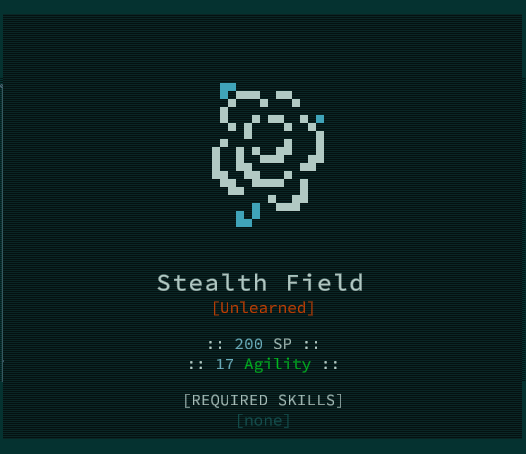 Stealth Field Skill