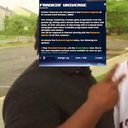 Frackin' Universe Update Popup Suppressor preview