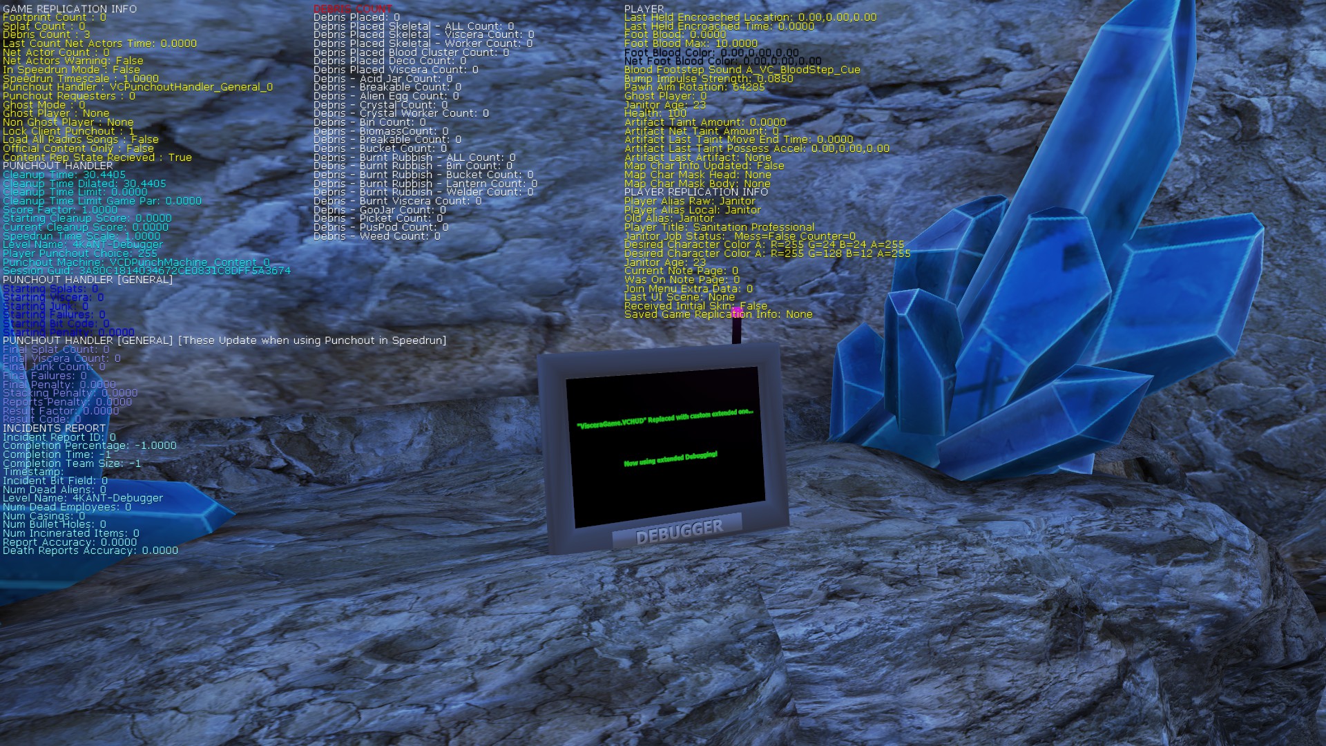 Game Debugger [Custom Debris]