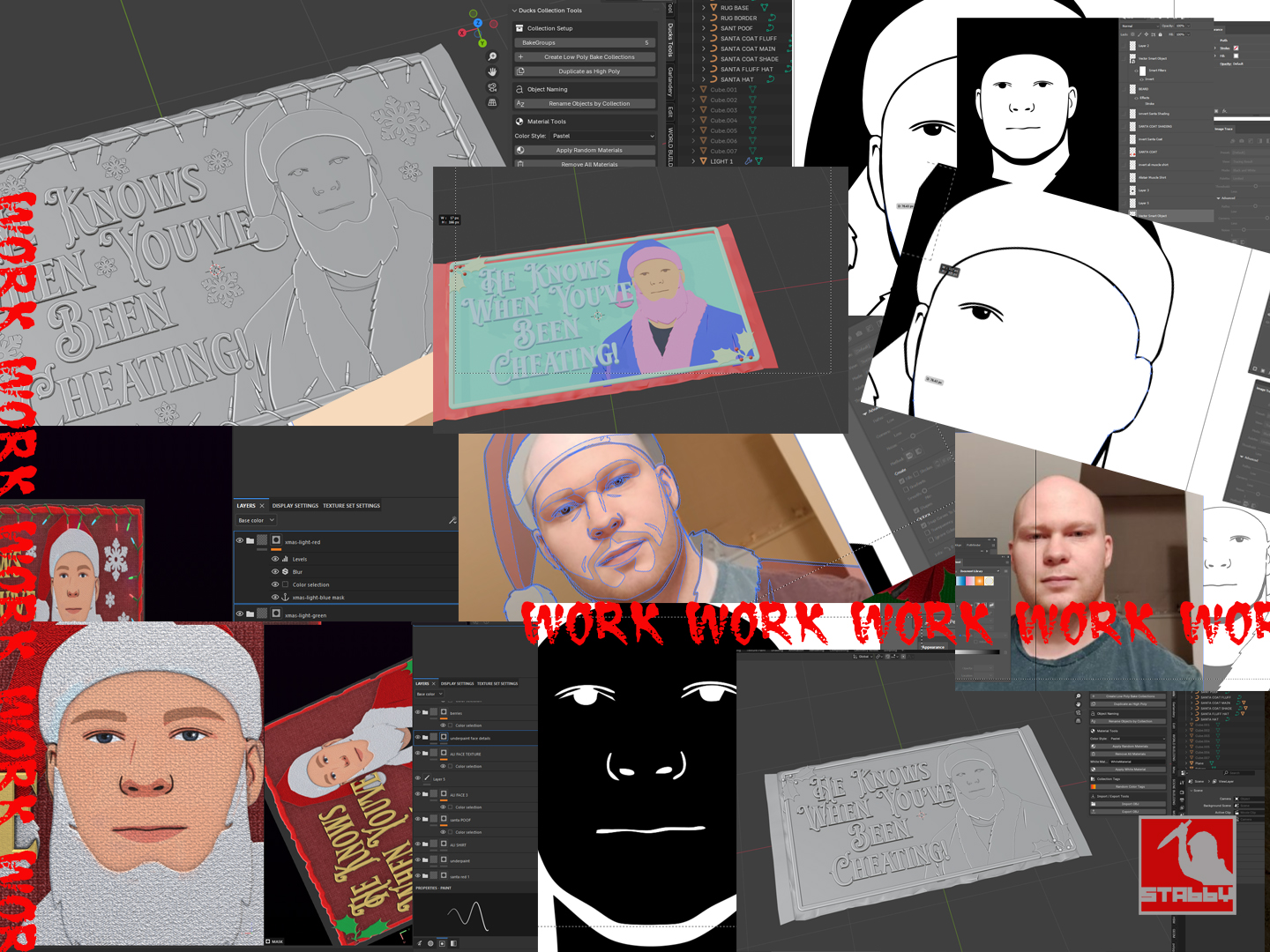 Naughty List Rug thumbnail 7