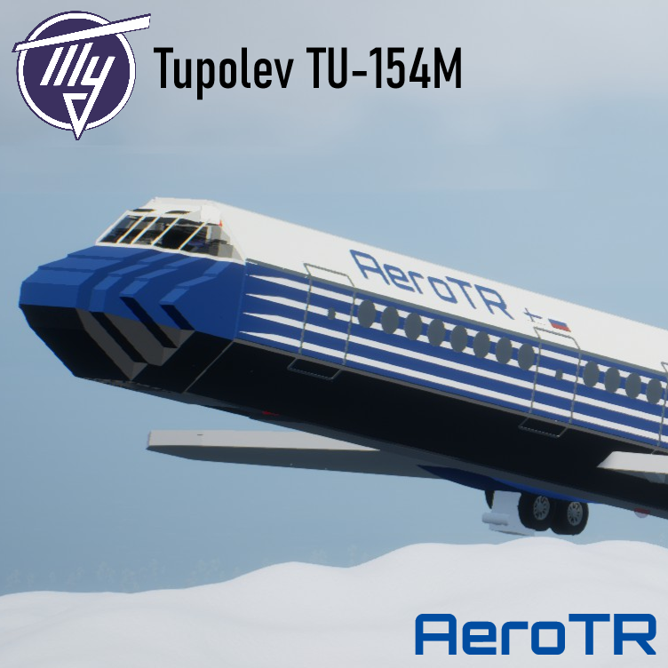 Softbody AIR LINER TU-154M AeroTR Airlines