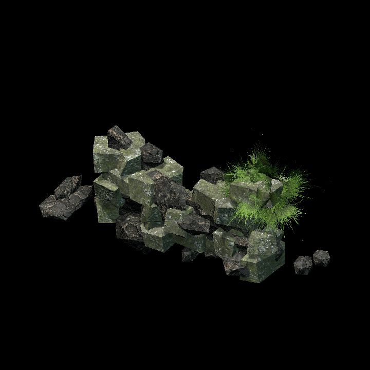 Jungle Ruins - Wall 5 A