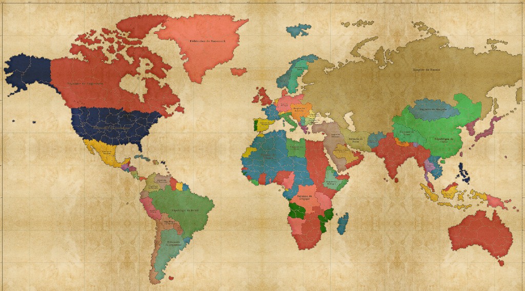 Carte : WW1 World