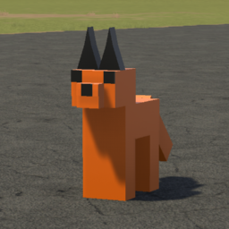 Blocky Animals - Caracal
