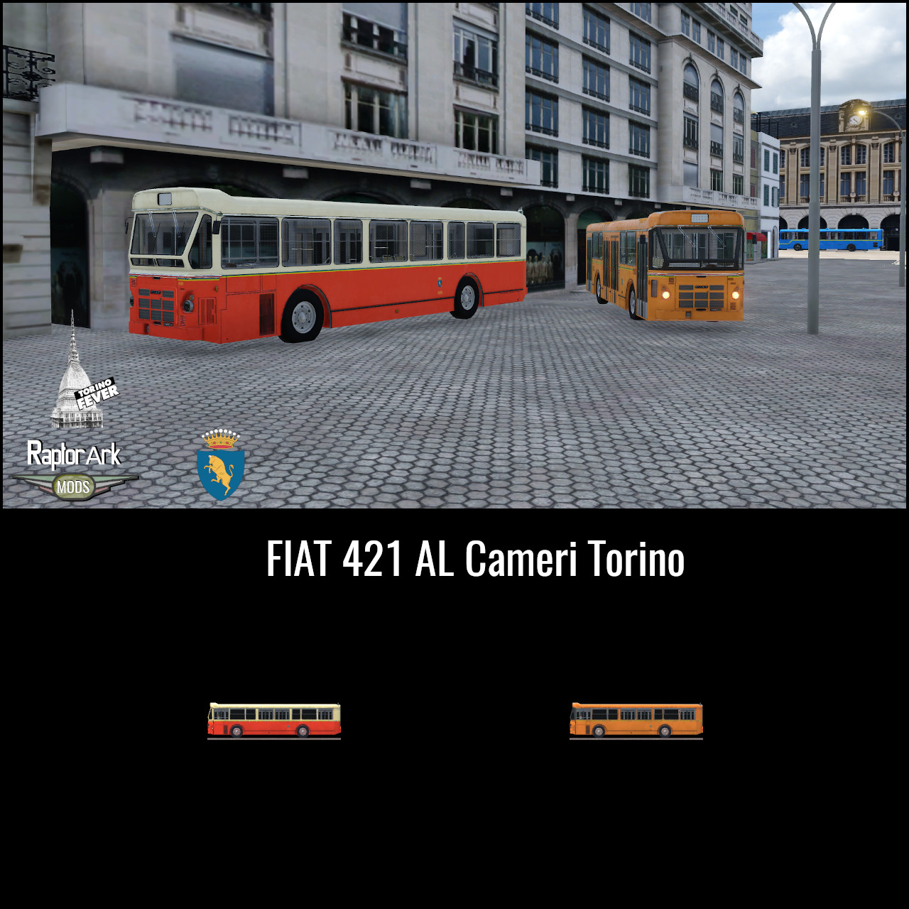 Fiat 421AL Cameri Torino bus