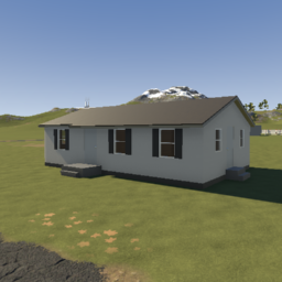 1970s 3 bedroom prefab house (unfurnished)