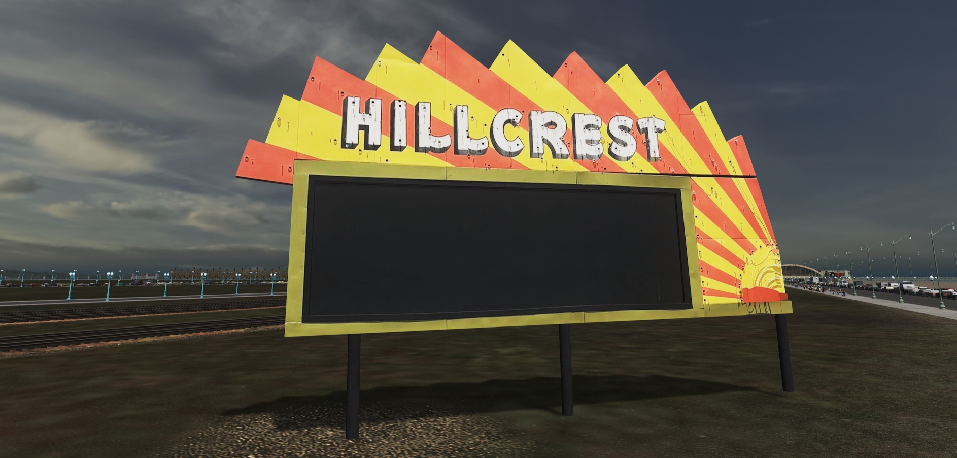 Hillcrest drive-in sign