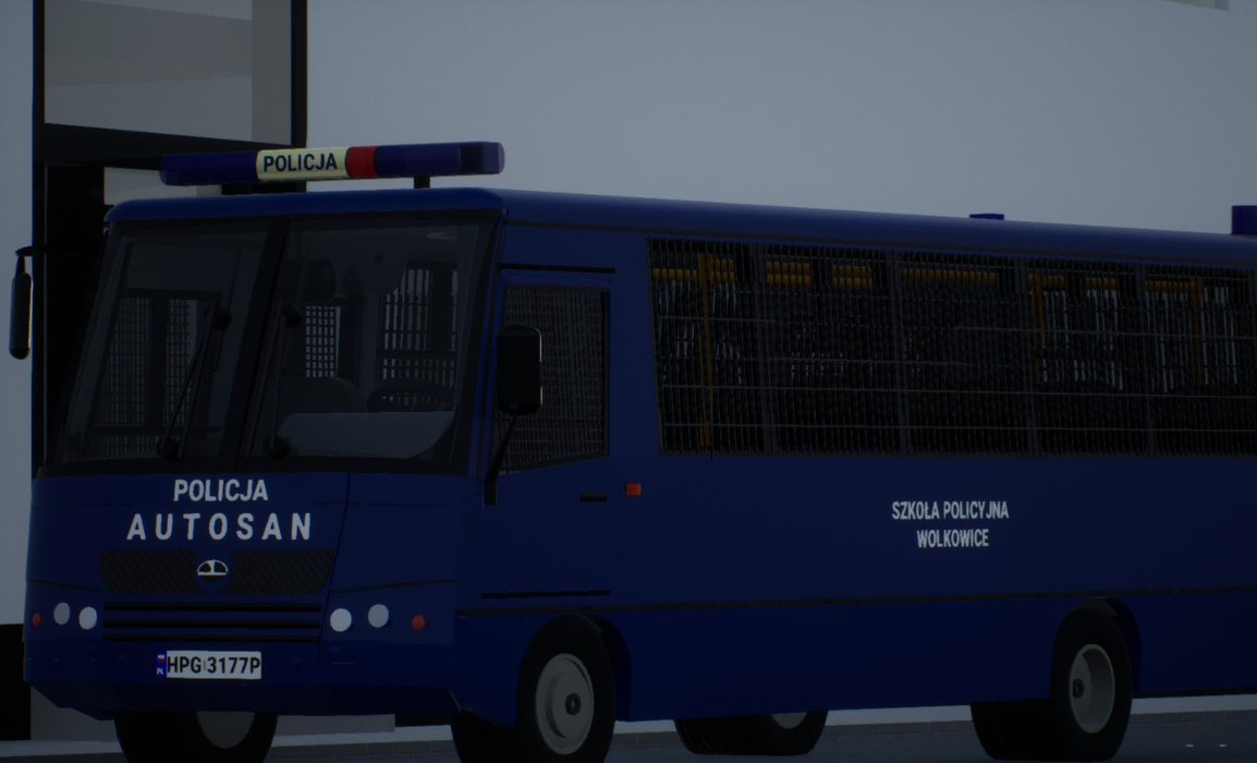 Autobus Policyjny | AUTOSAN 400 "PANCERNIK"