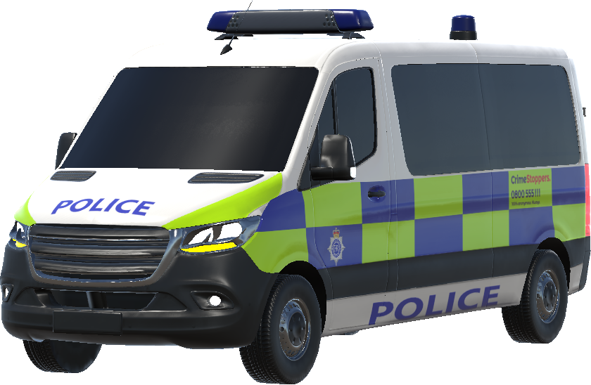 Generic UK Police Riot Van