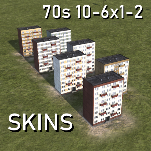Skins for T06B NA 70s 10-6x1-2 row houses