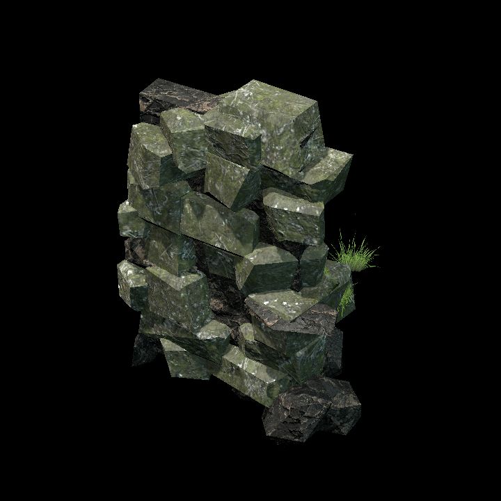 Jungle Ruins - Wall 1 A