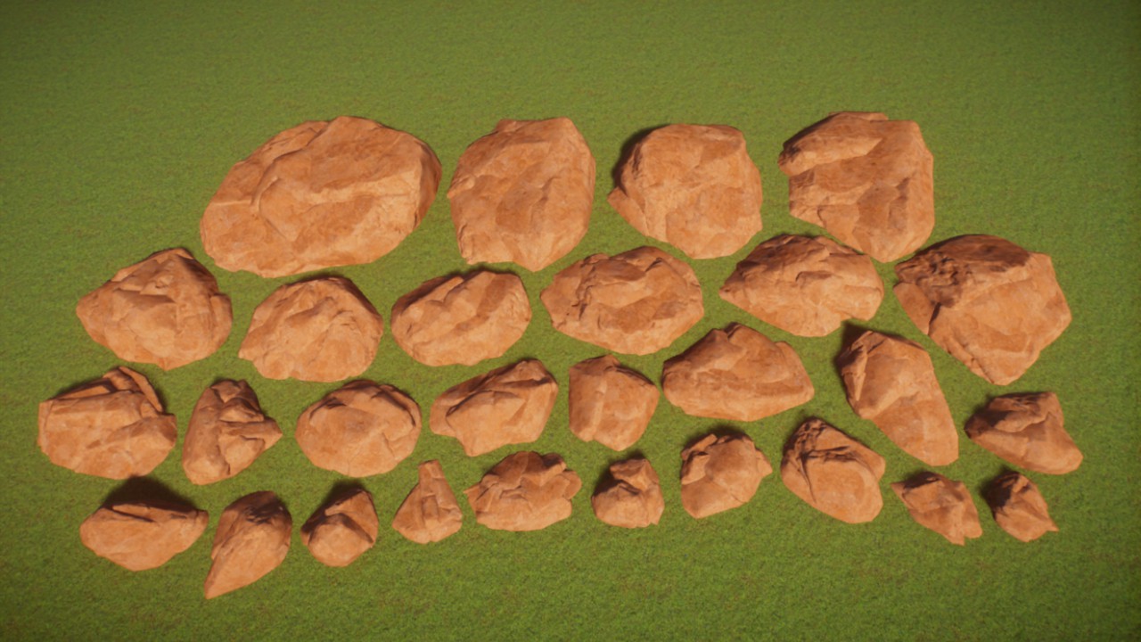 Rocks - Red Desert Clusters