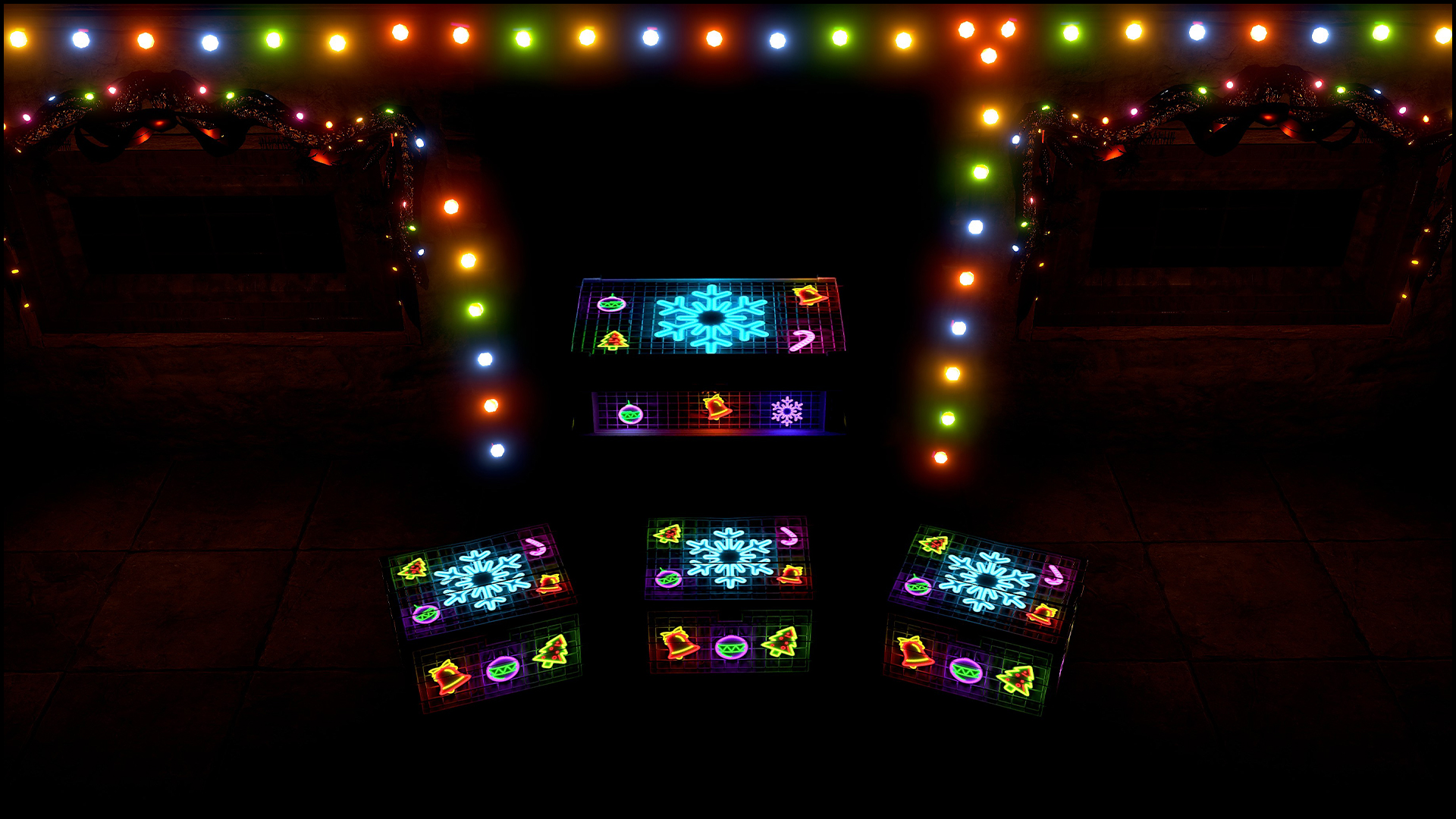 Neon Snowflake Small Box