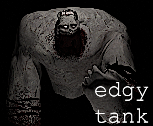 Edgy tank
