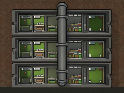 重力管道垂直物流系统 Gravity Pipeline Vertical Logistics System