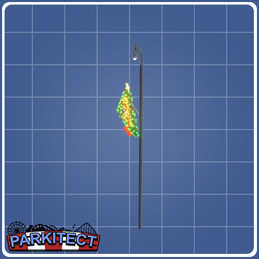 Christmas tree pole mounted