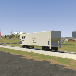 N&W 2 Bay Covered Hopper