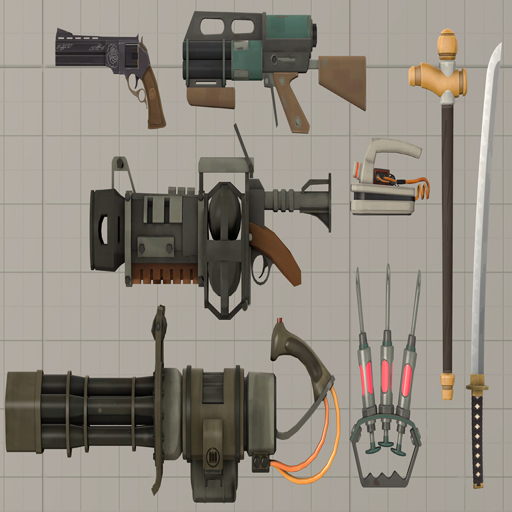 Team Fortress 2 Enhanced Weapons Pack #20 (Props)
