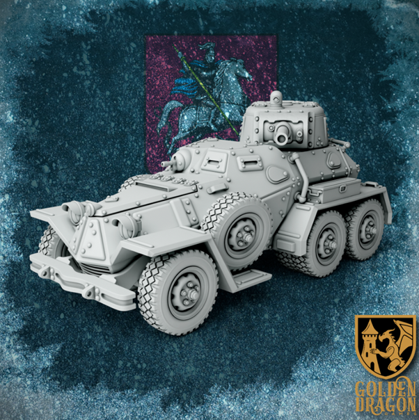 MARCHER Empires At War: (RUS) BA-36 Armoured Car