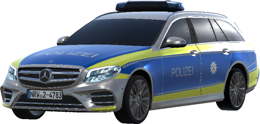 MB E-Class NRW Polizei