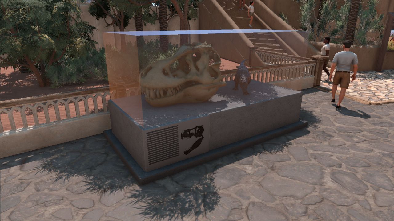 Tyrannosaurus Info Display Case