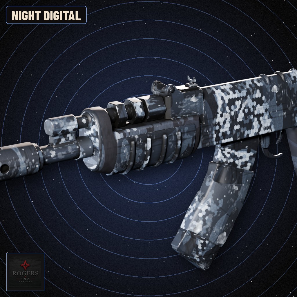 Night Digital Assault Rifle