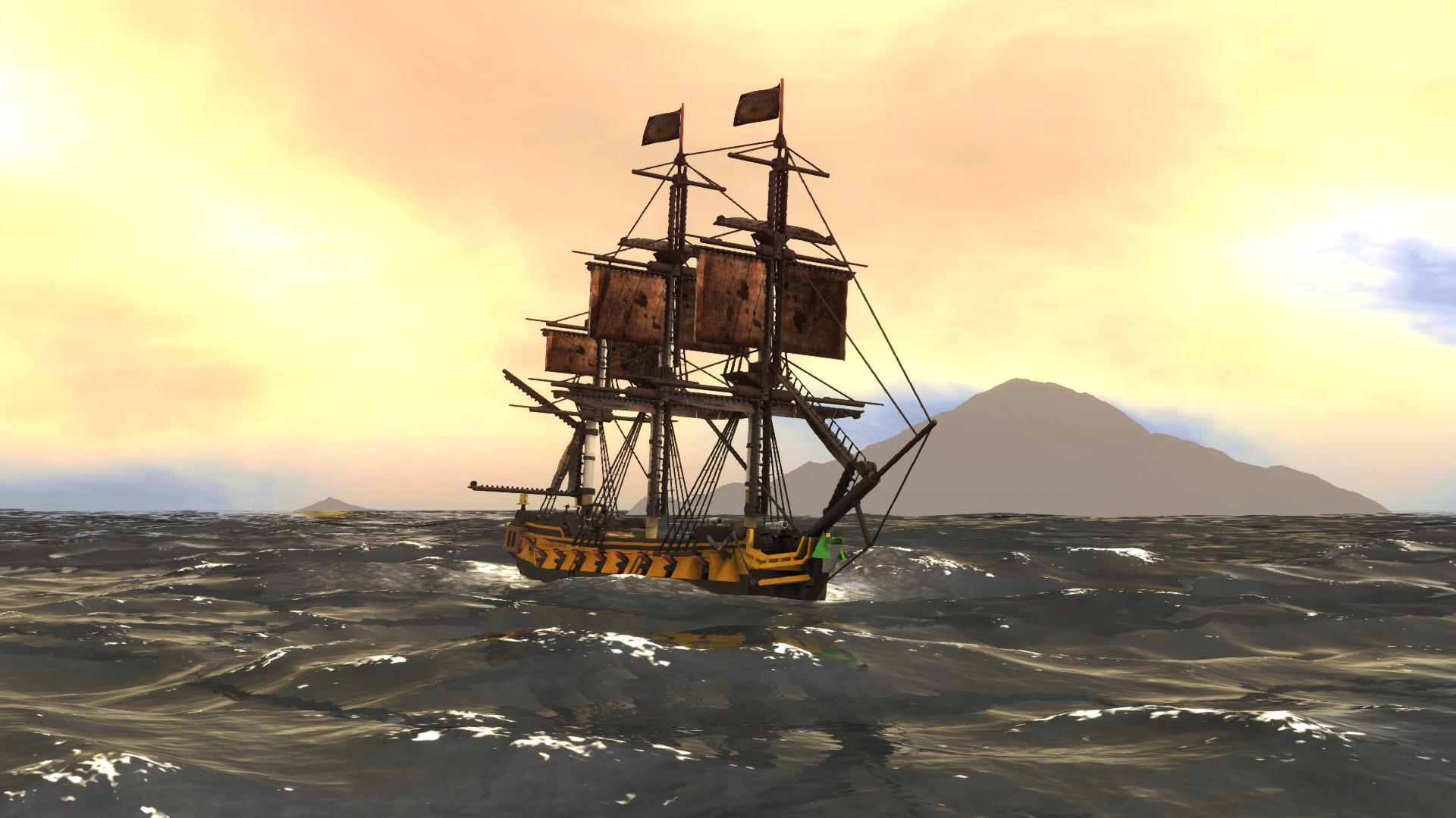 Sailable Generic 6th Rate frigate