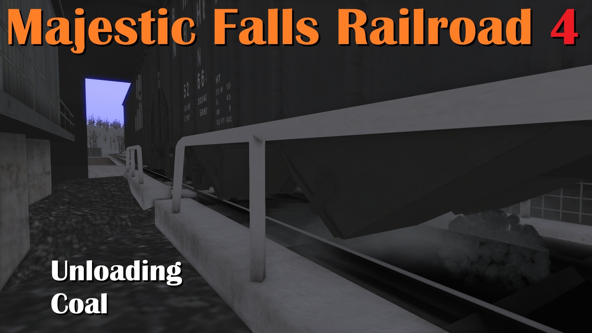 N.S1324 Majestic Falls - GP9 BN Unloading Gilbert Power Station Coal
