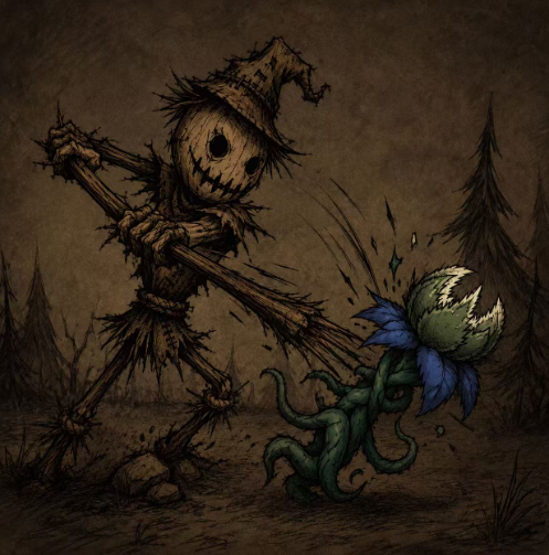 Scarecrow_防亮茄稻草人 – Don't Starve Together Mod