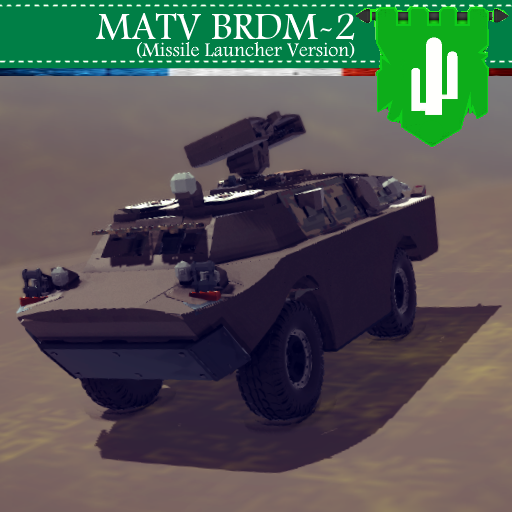 Medium Armored All-Terrain Vehicle BRDM-2 MissileLauncher preview